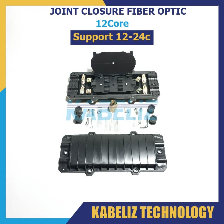 JOINT CLOSURE FIBER OPTIC 12 CORE 12C SUPPORT 12-24CORE