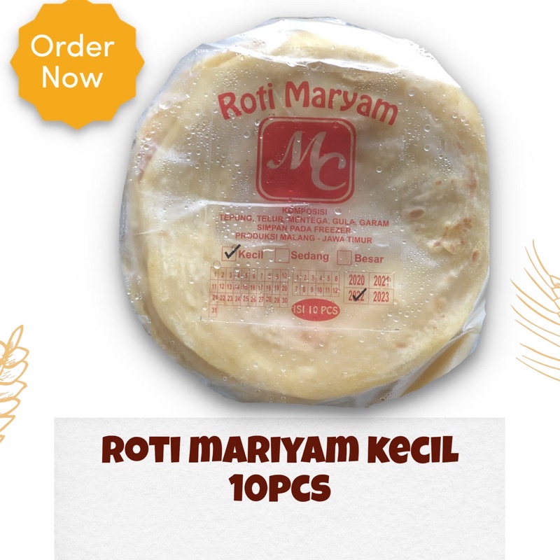 

Mc RotiMariyam kecil 10pcs