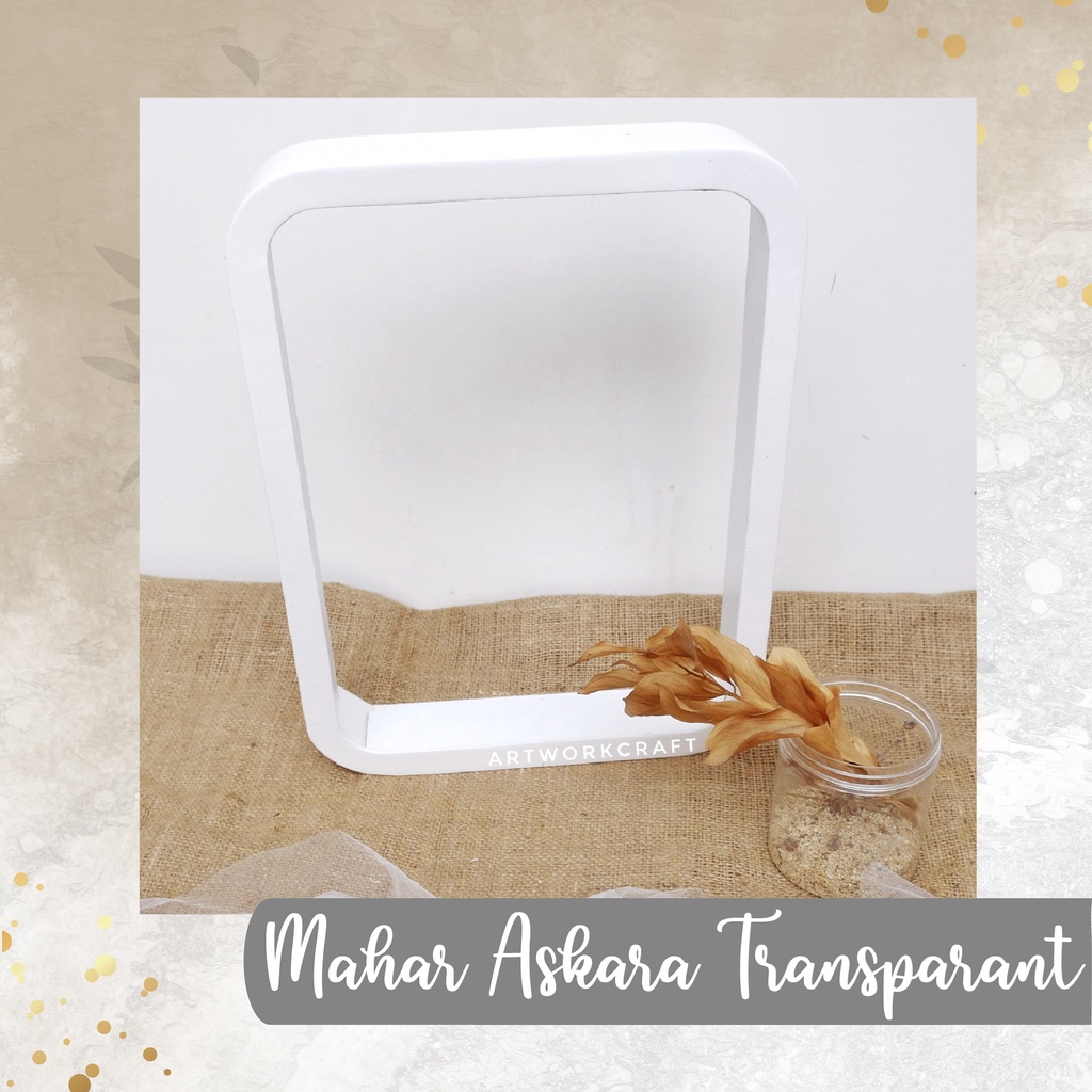 [40 X 60 CM]  Frame Mahar ASKARA / Bingkai Mahar Pernikahan KOTAK OVAL 40 X 60 CM