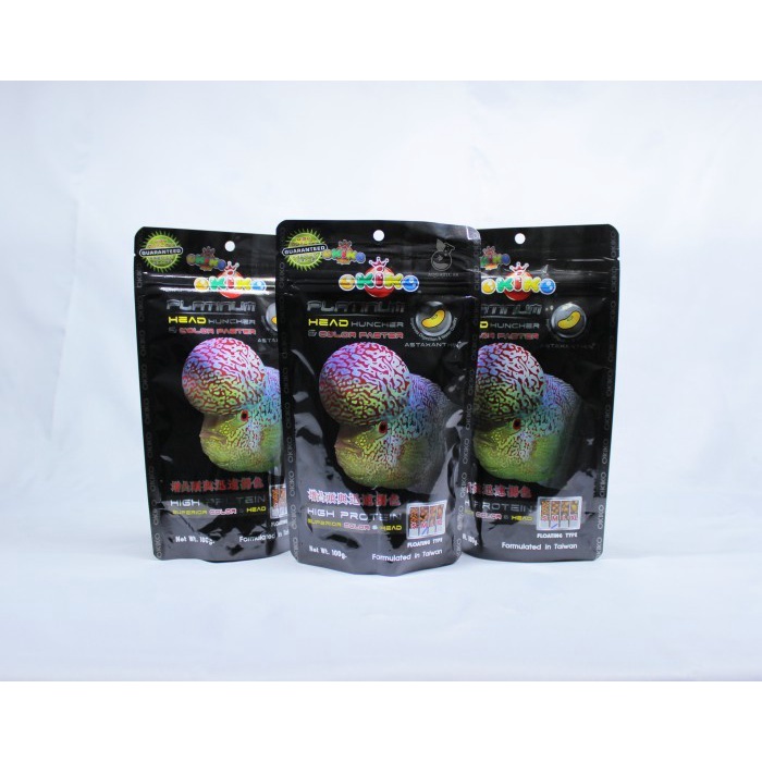 [COD] Okiko Platinum Head Huncher & Color Faster Size M | Pelet Ikan Louhan