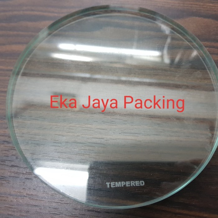 

SIGHT GLASS OD 140MM X TEBAL 15MM ( KACA BULAT TEMPERED )