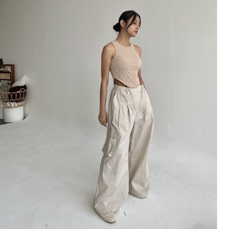 Peach Poppy RUBY Cargo Pants Big Side - Celana Cargo Premium Wanita