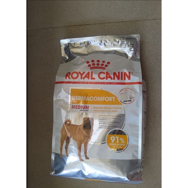 Royal Canin Dermacomfort Medium Super Premium Dog Food 3kg