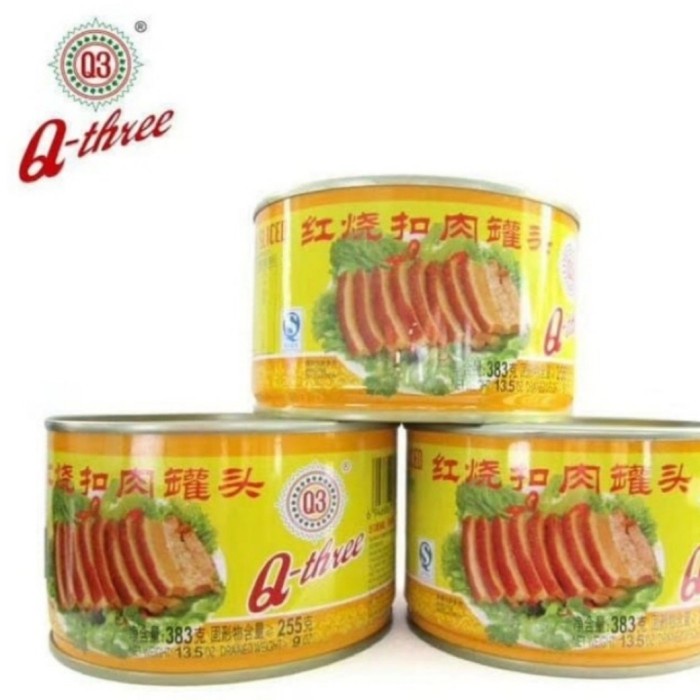 

Widyatmogrosir - Q3 Stewed Pork / Stewed Pork Slice Daging Babi Samcam Kaleng