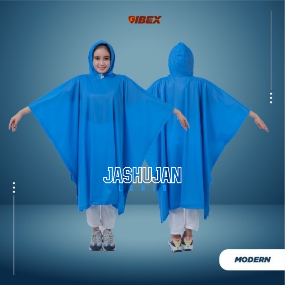 Jas Hujan Ponco Tanpa Lengan Dewasa Ibex Modern Jas Hujan Laris
