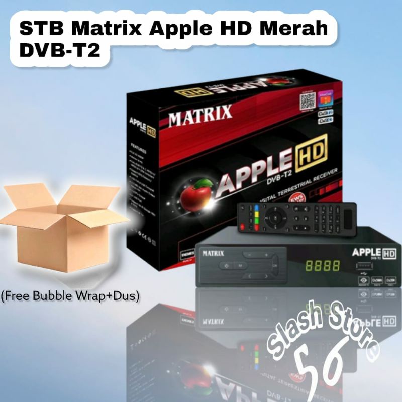 STB Matrix Apple Merah HD Digital DVB-T2