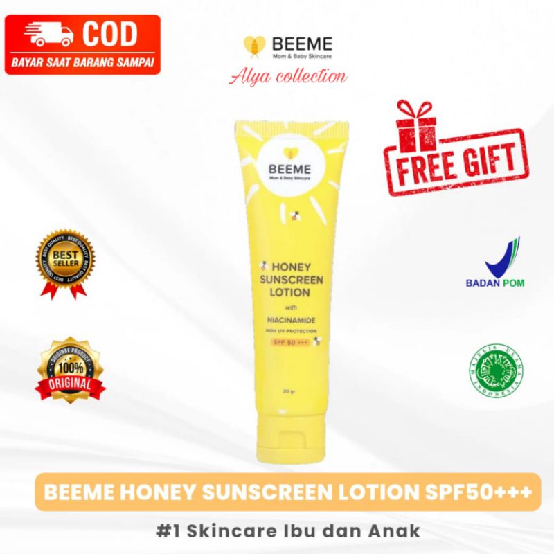 Jual Beeme Honey Sunscreen lotion with SPF 50+++ Shopee Indonesia