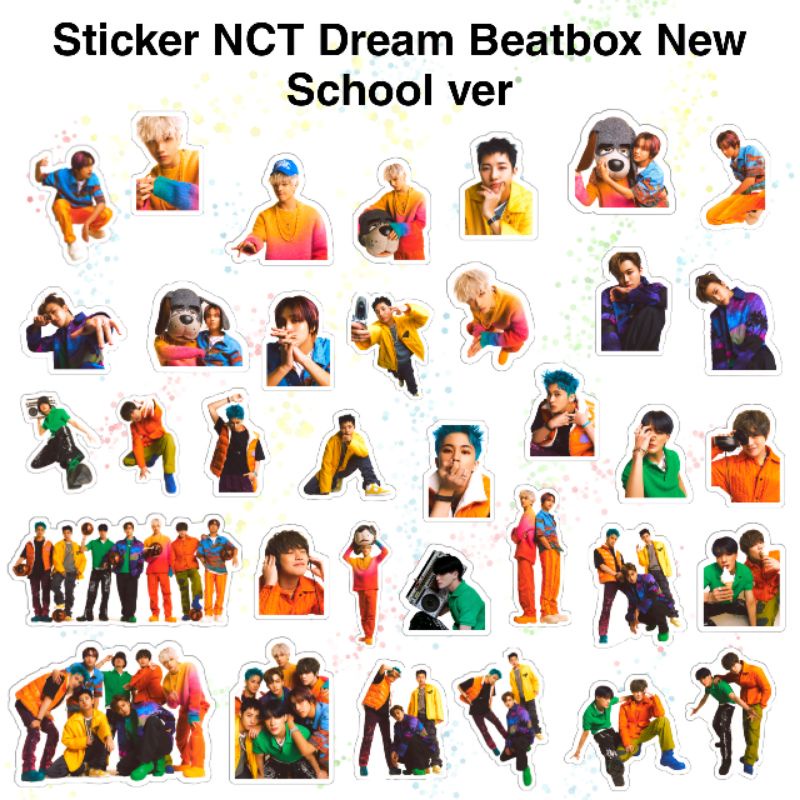 Sticker Cutting NCT Dream Beatbox New School era
