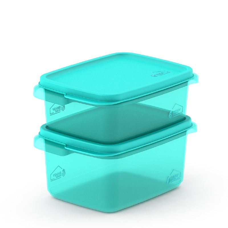 Toples Kotak Makanan Sealware Cordoba Set isi 2pcs Box Kulkas Serbaguna Lunch Box Wadah Sayur 1000ml &amp; 1400ml