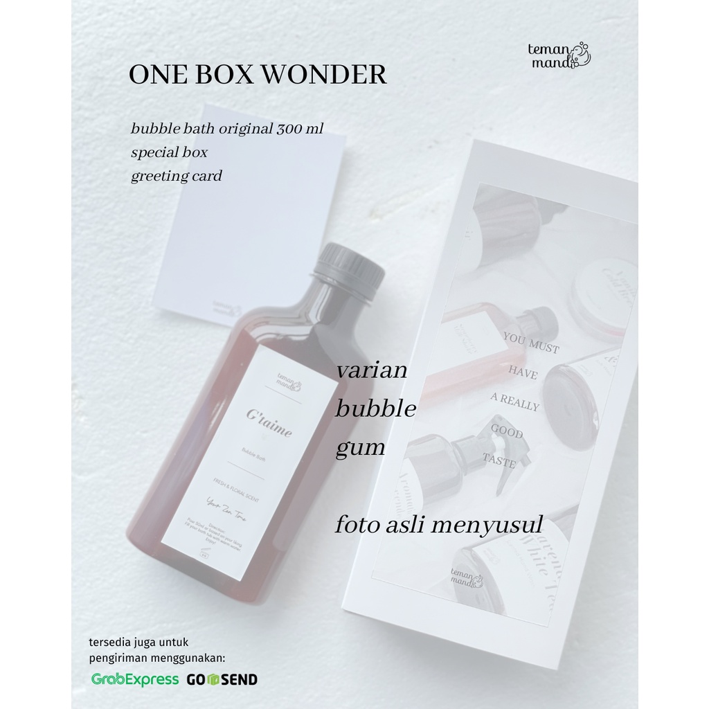 ONE BOX WONDER GIFT SET | HADIAH SABUN MANDI BUSA SCRUB DISINFEKTAN