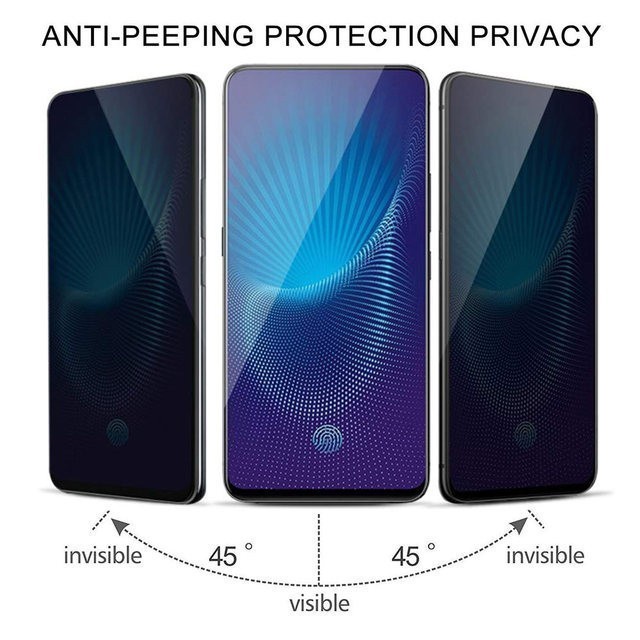 REALME 8 TEMPERED GLASS PRIVACY ANTI SPY FULL COVER SCREEN GUARD PROTECTOR