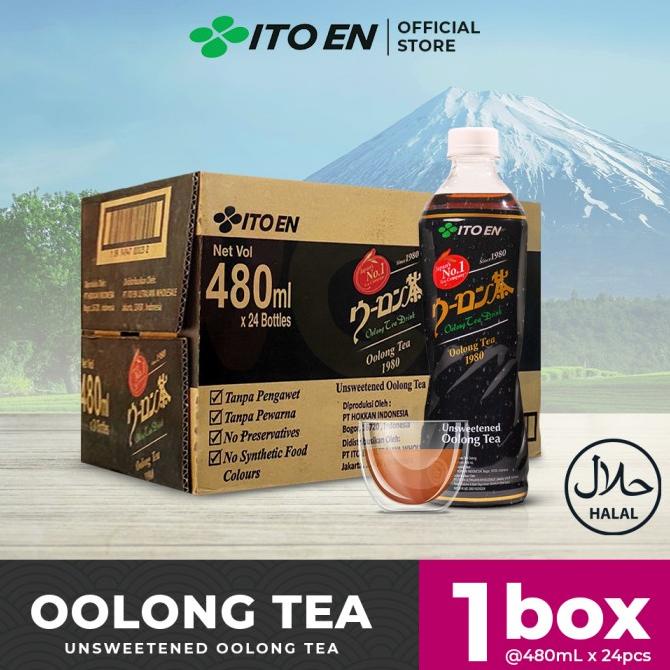 

ITO EN Unsweetened Oolong Tea 480 ml @24 pcs - Teh Oolong Bebas Gula