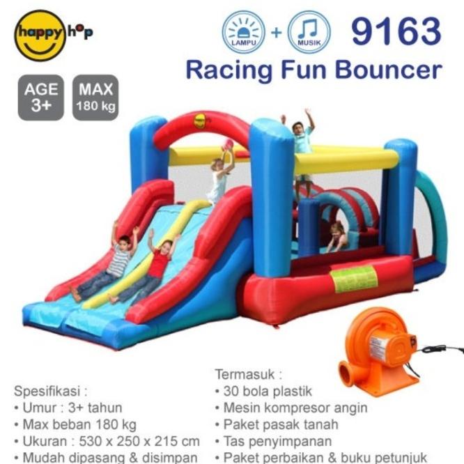 Happyhop Racing Fun Bouncer 9163 Playground Mainan