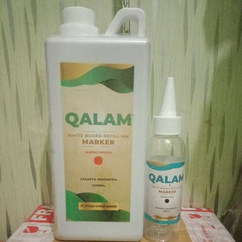 

Tinta Spidol Whiteboard Merah 1 liter Refill tinta spidol