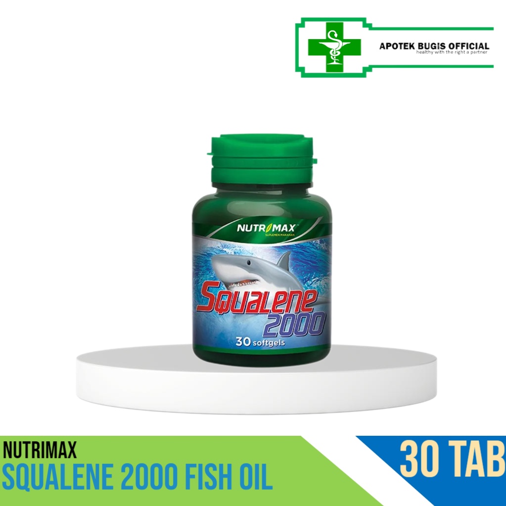 NUTRIMAX SQUALENE 2000 FISH OIL MINYAK IKAN SQUALANE SQUALEN