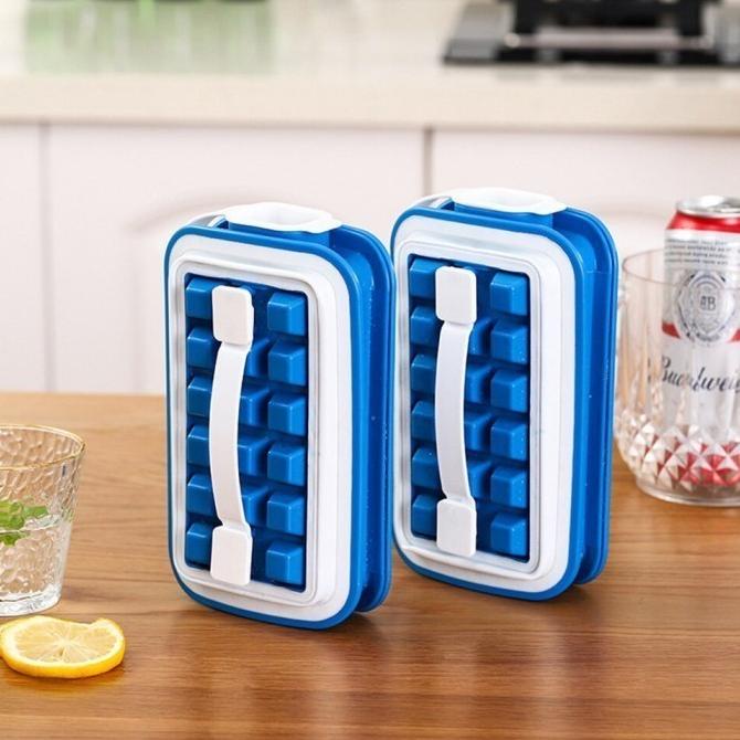 

Alat Cetak Cetakan Pencetak Es Batu Ice Cube Maker Tray Storage murah