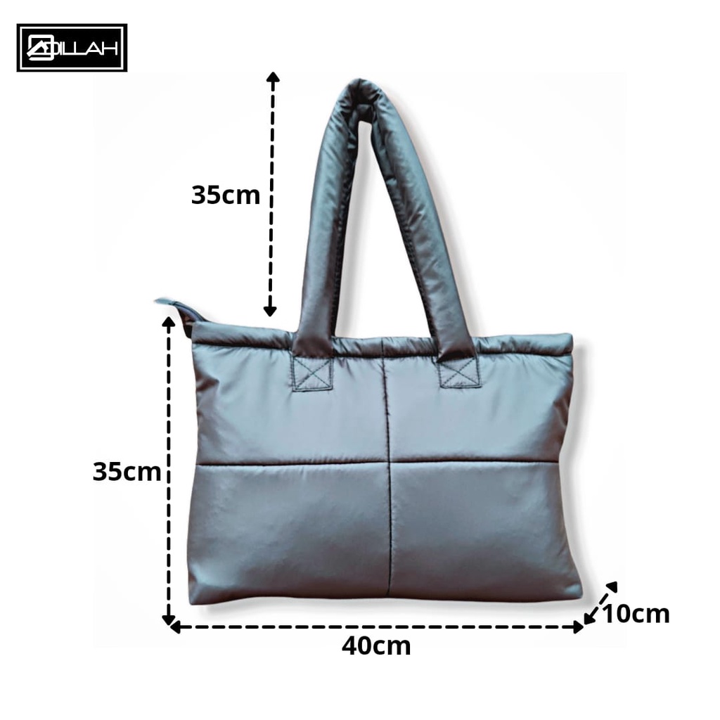 NUMI | TOTE PUFFY BAG | LAPTOP BAG (up to 15inc) | BIG CAPACITY