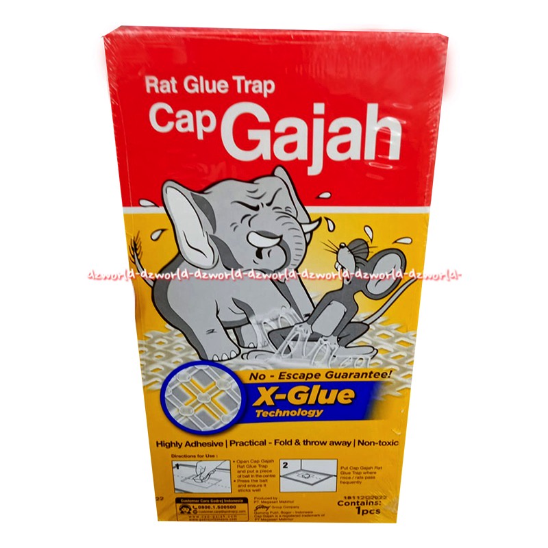 Cap Gajah lem Perangkap Tikus 70gr Super Lengket Lem Tikus Capgajah Cap Gadjah Lem Tikus Model Kertas Buku Glue Mouse Mice