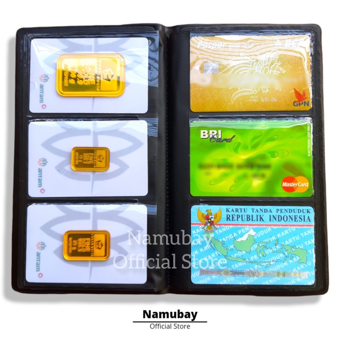 

✨NEW✨ - ALBUM KARTU NAMA TEBAL/ NAME CARD HOLDER / ALBUM LOGAM MULIA - SLOT 96