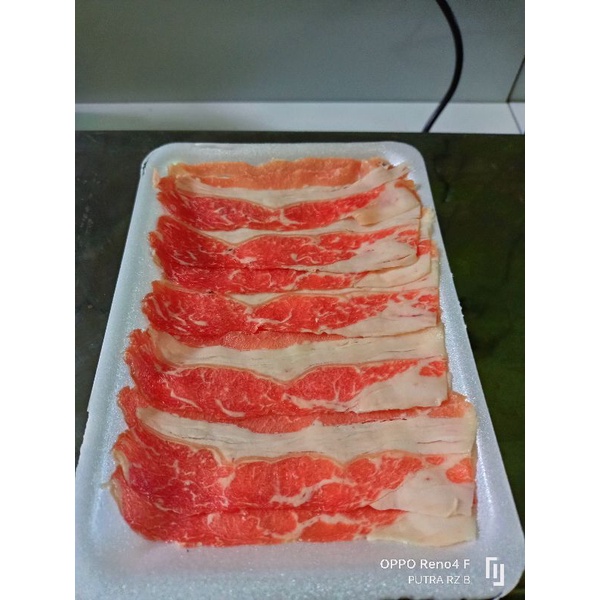 

Slice daging sapi shorplate yoshinoya 500gram