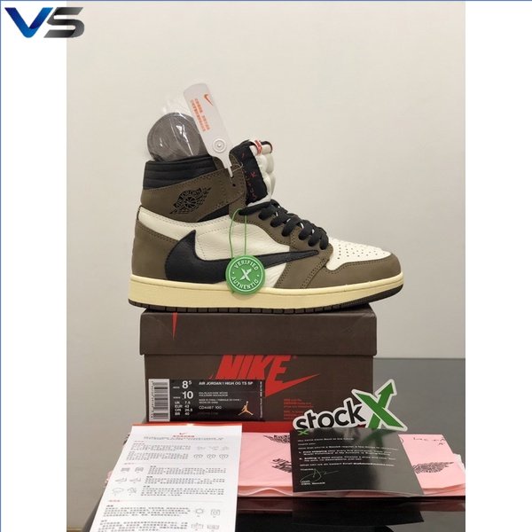 Sepatu Nike Air Jordan 1 Retro High Travis Scoot BNIB Sneakers V11