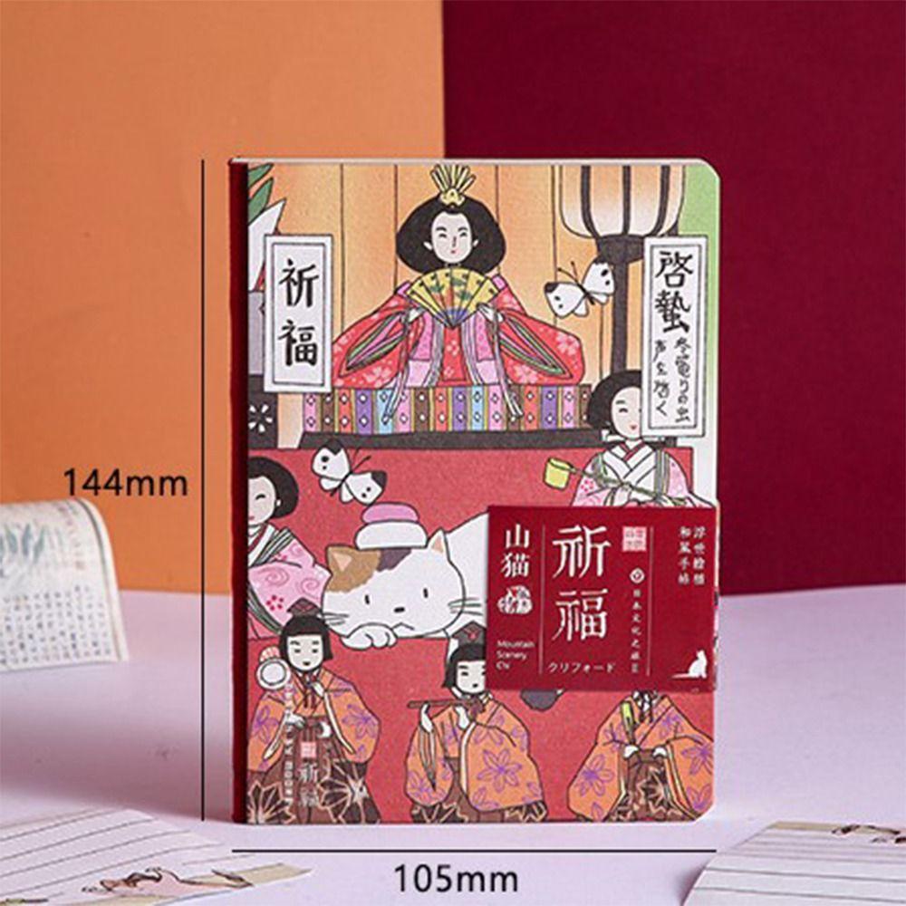 [Elegan] Buku Diary Kreatif Jepang Sekolah Kantor Perlengkapan Diary Jurnal Alat Tulis Jadwal Notepad
