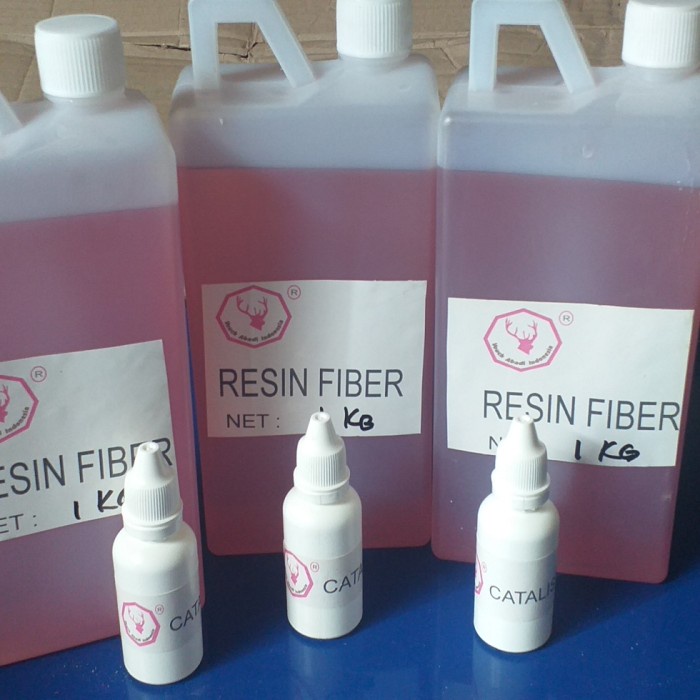 Resin fiber 1 kg + 20grm katalis