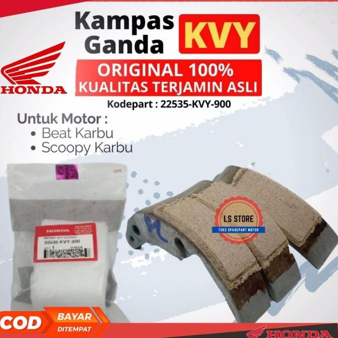 Kampas ganda Kampas kopling ganda ori honda Beat karbu KVY 900