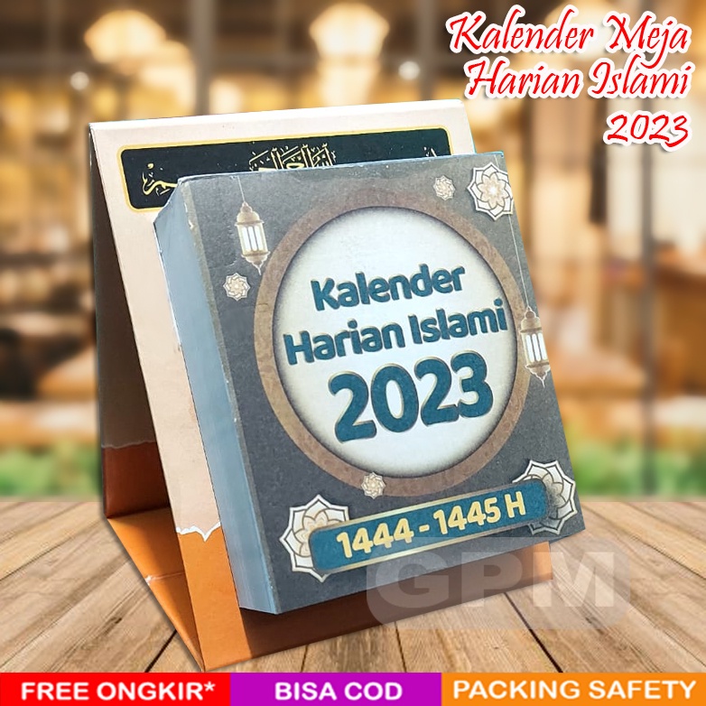 Kalender Meja Harian Islami 2023 | Islamic Quote | Jadwal Salat | + Kalender Hijriyah | Sabila Press