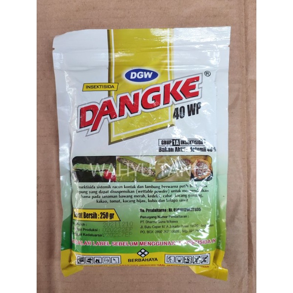 DANGKE 40 WP INSEKTISIDA BAHAN AKTIF METOMIL