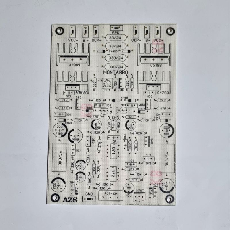 PCB Super Power Itali 2500W Montarbo Fiber