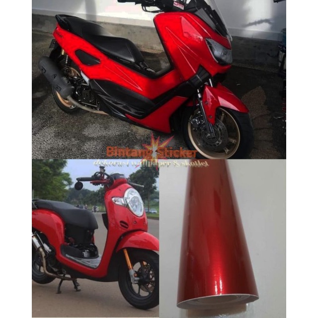 skiker skotlet merah metalik candy skotlet candy skotlet metalik skotlet merah bahan lentur
