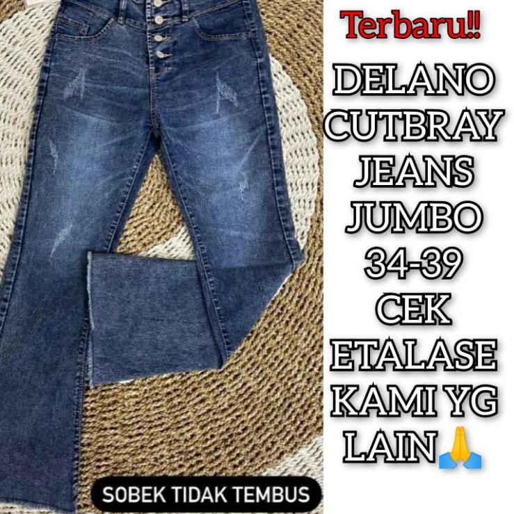 Booming JEANS BIG SIZE WANITA IMPORT/ CUTBRAY JEANS BKK / MISS 2000 ORIGINAL