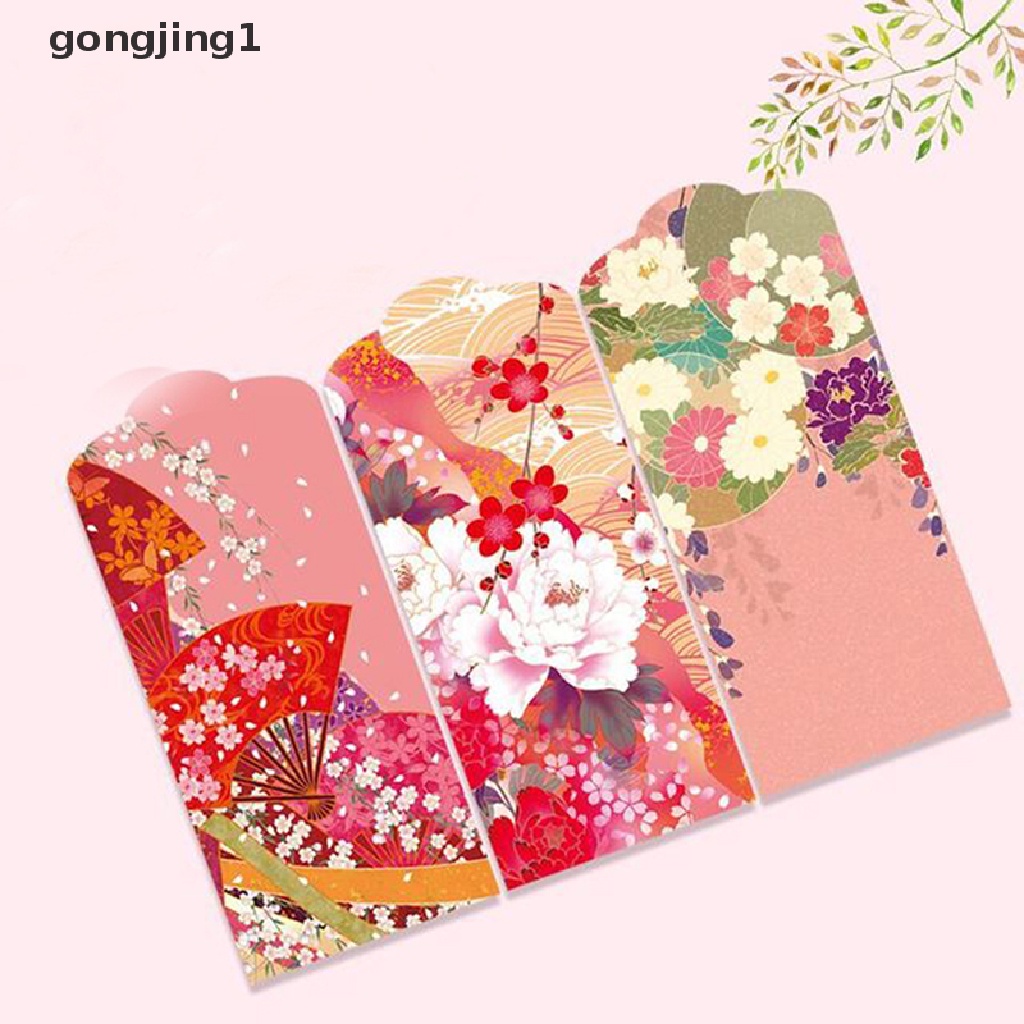 Ggg 10 Pcs Amplop Merah Imlek Kreatif Hongbao Tahun Baru Festival Musim Semi Amplop ID