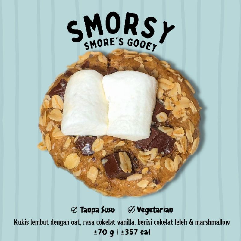 

SMORSY (S'MORES GOOEY SOFT COOKIES)
