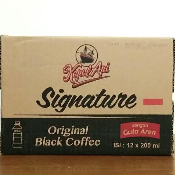 Kopi Kapal Api Signature Botol Pet - 200 ml