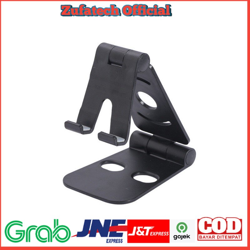 Tospra Lazy Smartphone Holder Table Foldable Mobile Phone Stand - JW7 - Black