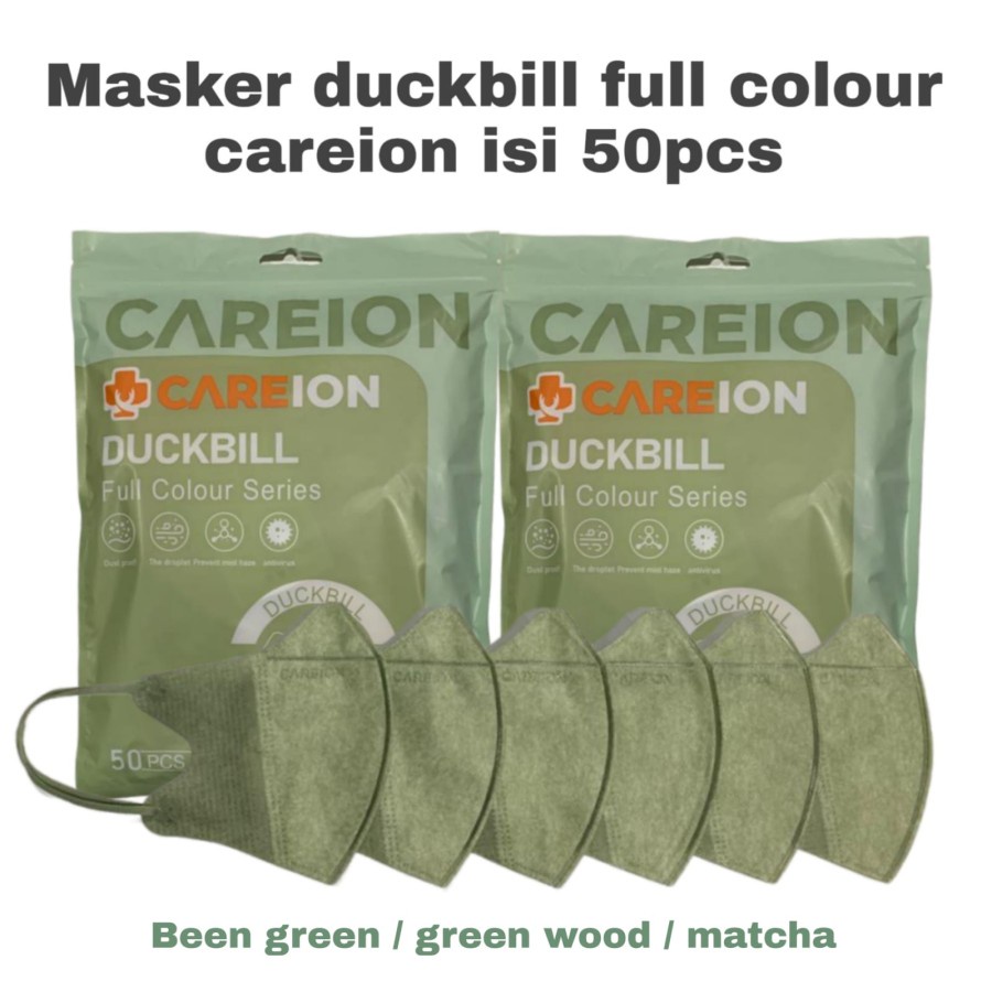 CAREION MASKER DUCKBILL FULL COLOUR SERIES EMBOS 3PLY ISI 50PC EDITION