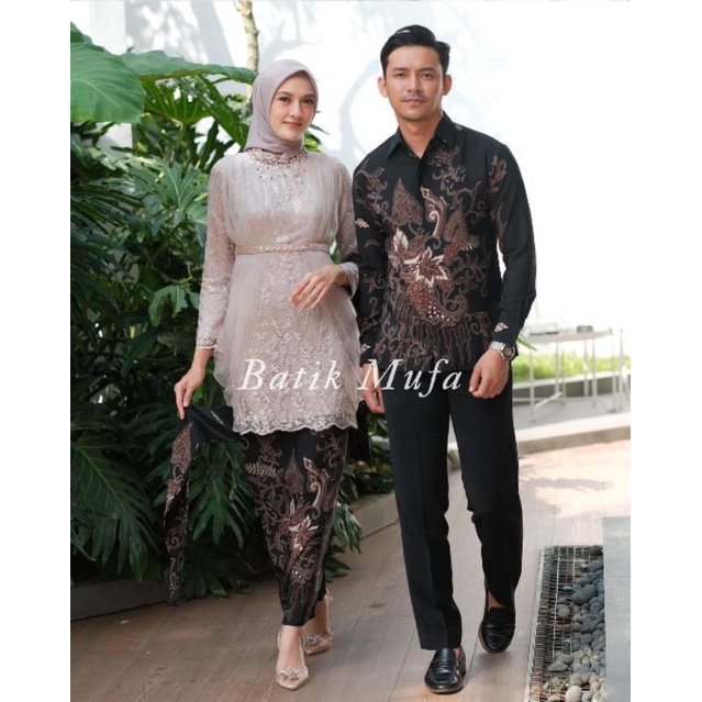 SET COUPLE MADINA BROWN | KEBAYA MODERN KEBAYA WISUDA KEBAYA TUNANGAN TERBARU