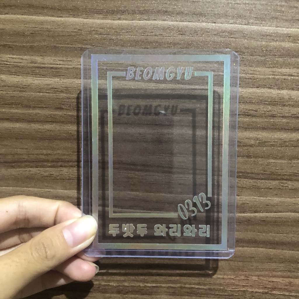 [kstuffind] TXT Toploader Holo Sticker Murah dekorasi Deco Stiker Hologram Soobin Yeonjun Beomgyu Taehyun Hueningkai DIY Tomorrow X Together MOA