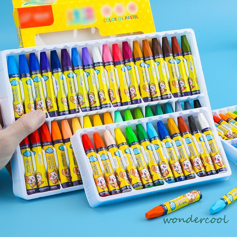 12-36 pastel minyak warna krayon anak-anak yang bisa dicuci alat menggambar-Won