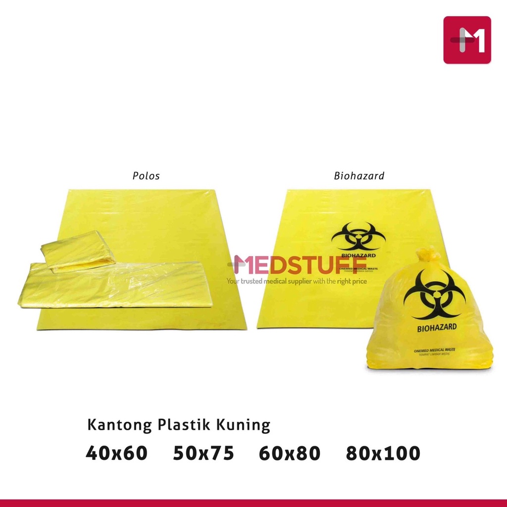 Kantong Plastik Kuning Sampah Medis Plastik Sampah Kuning