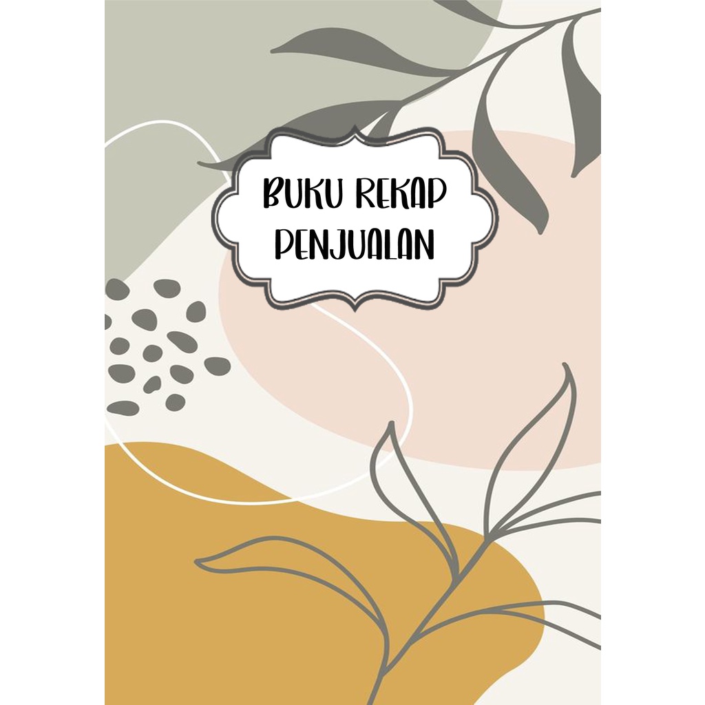 

BUKU REKAP PENJUALAN NEW DESAIN