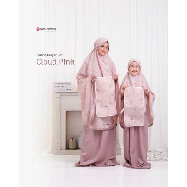 Mukena HAFNA Prayerset Couple by Yasmeera Mukena Travel Jumbo & Anak