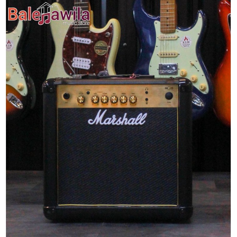 Amplifier Marshall MG15 Gold , Marshall MG15 FX , Marshall MG15 R Ampli Gitar Marshall Original Bergaransi