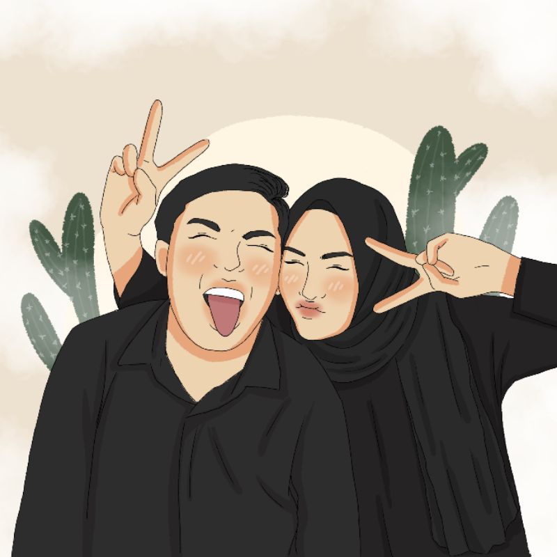 ILUSTRASI WAJAH STYLE KARTUN LUCU  | HANYA SOFTFILE ❗❗