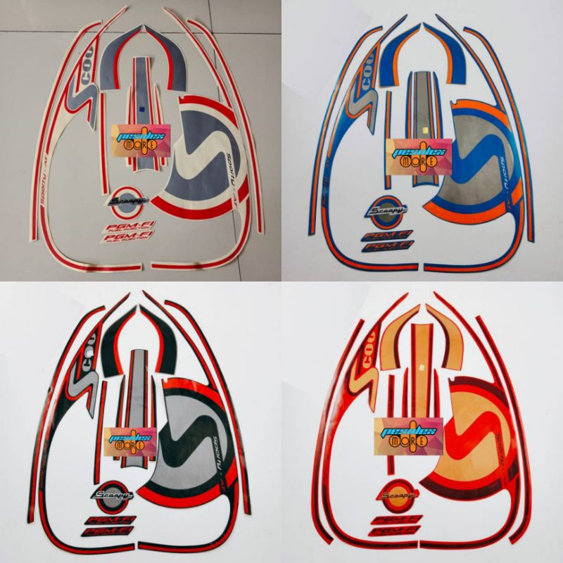 striping lis body motor honda scoopy 2013