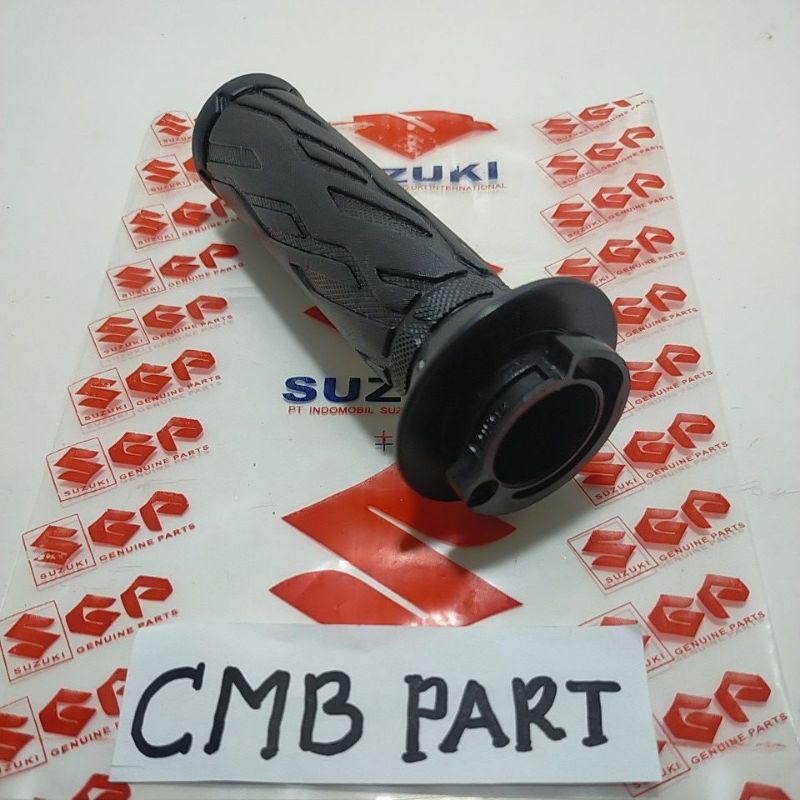 Handgrip Sarung Gas , Selongsong Gas Kanan Original Suzuki Satria Fu Hayate Spin Shogun Nex,Nex 2 Ad