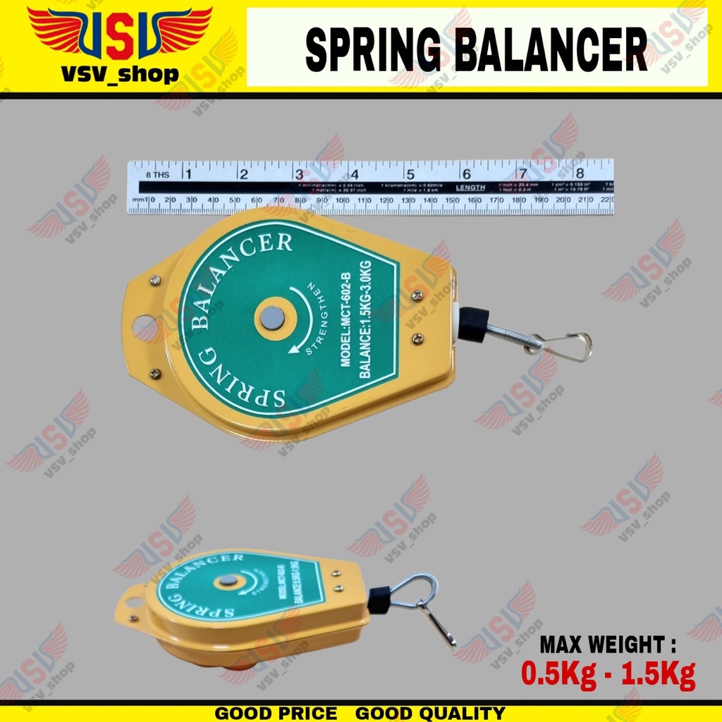 Spring Balancer 0.5-1.5Kg Gantungan Alat Air Tool