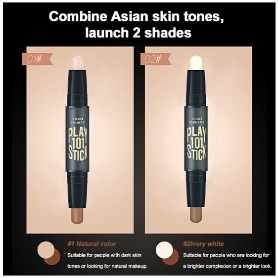 Lameila Play  Contour Highlighter 2in1 Stick Colour Stick